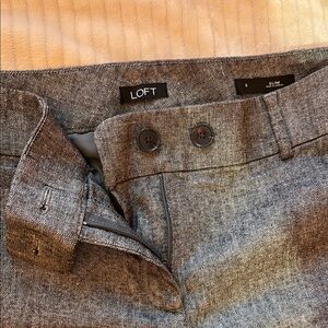LOFT Charcoal Slim Trousers